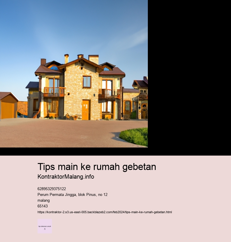 tips main ke rumah gebetan